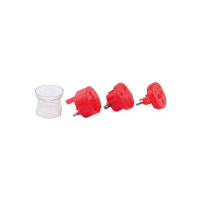 Adaptateur de voyage pratique en plastique Guko Rouge