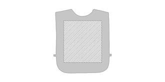 Chasuble de sport en non-tissé pour adulte Camba - Marquage Verso