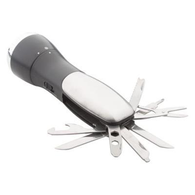 Lampe de torche multifonctions en acier Huryas