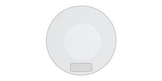 Enceinte Bluetooth étanche 2W Shower - Marquage Recto