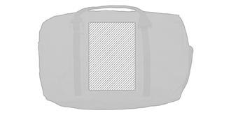 Sac de sport bandoulière en polyester Donatol - Marquage Recto