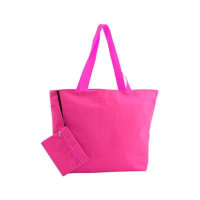 Sac de plage en polyester 600D Monks Fushia