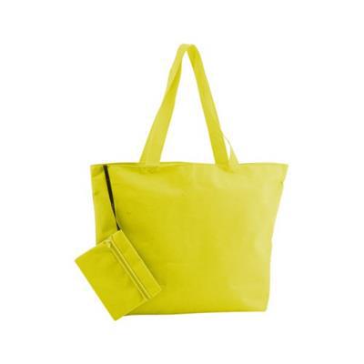 Sac de plage en polyester 600D Monks Jaune