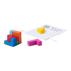OBG PUB - Cube magique multicolore en bois Puzzle