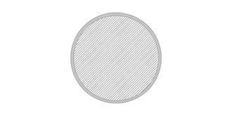 Taille-crayon de forme arrondie Crayes - Marquage Recto