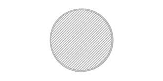 Porte-clés en forme de roue en métal Hireus - Impression à l'intérieur