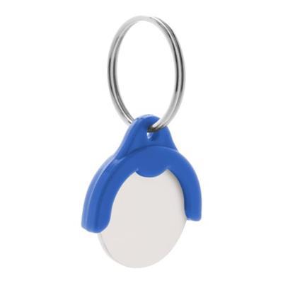 Porte-clés jeton en plastique Torpye Bleu
