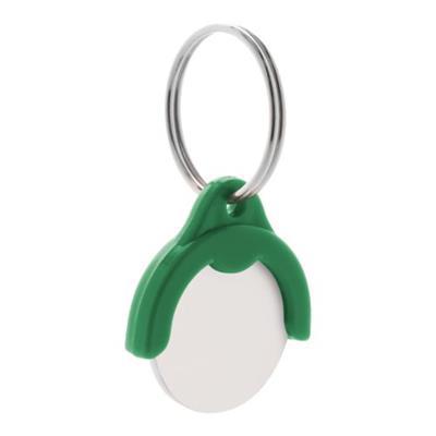 Porte-clés jeton en plastique Torpye Vert