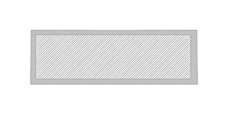 Boîte pour stylo en carton noir Duras - Impression Haut