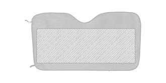 Pare-soleil pour pare-brise en aluminium Jumdo - Marquage Recto