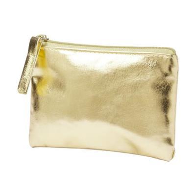 Trousse en plastique avec fermeture éclair Faudoc Jaune