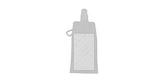 Gourde de 500ml pour sport en PET Boster - Marquage Recto