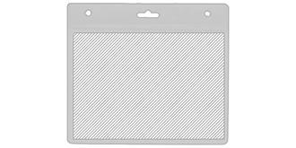 Porte-badge en PVC transparent Alter - Marquage Recto