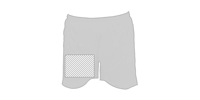 OBG.PUB - Short 100% polyester standard Gero - Impression Droite Short 100% polyester standard Gero - Impression Droite