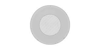 Chaufferette avec plastique transparente Carye - Marquage Recto