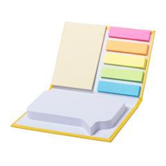 Bloc-notes coloré à feuilles adhésives Xorya