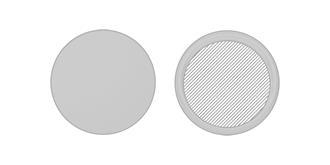 Miroir de poche en métal BeautyBag - Marquage Recto