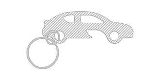 Porte-clés ouvre-bouteille en aluminium Samir - Marquage Recto