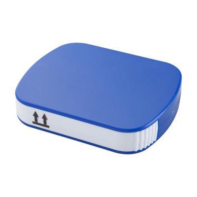 Pilulier avec 4 compartiments en plastique Wekou Bleu