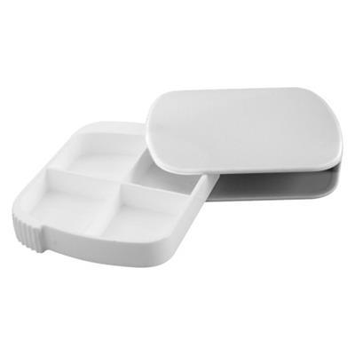 Pilulier avec 4 compartiments en plastique Wekou