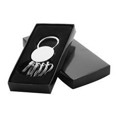 OBG PUB - Porte-clés de forme arrondie en métal Nomea