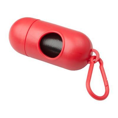 Distributeur de sachets en plastique Yoamp Rouge