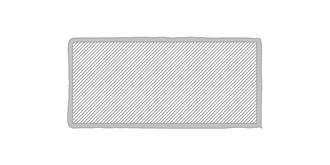 Serviette 160 g/m2 en microfibre Kefamp - Marquage Recto