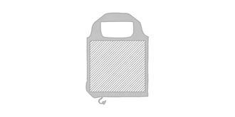 Sac shopping pliable en polyester Dayfang - Marquage Verso