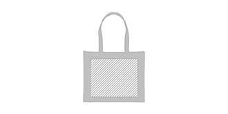 Sac shopping réutilisable en non tissé Tucsor - Marquage Recto