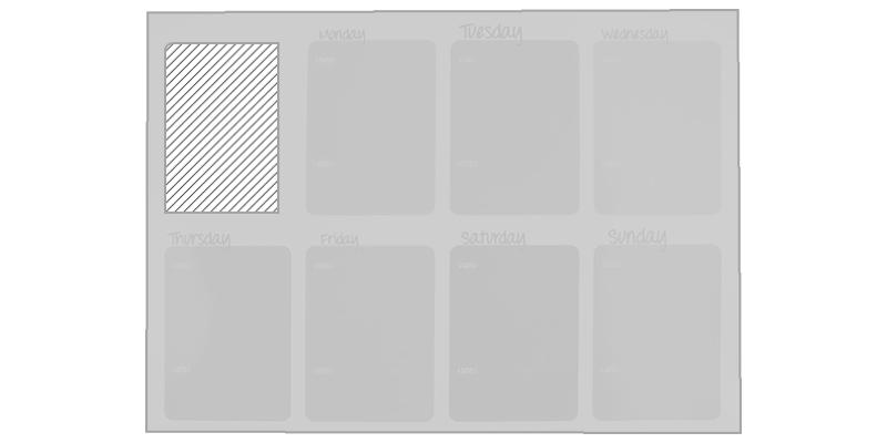 Magnet de frigo multicolore avec chiffon Nieto - Marquage Recto