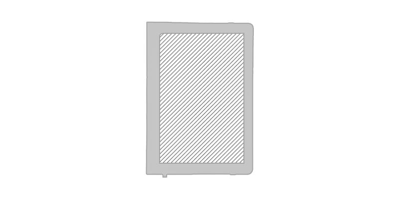 OBG.PUB - Carnet de notes A5 en plastique Mizou - Marquage Recto Carnet de notes A5 en plastique Mizou - Marquage Recto