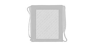 Sac piscine en polyester pour enfants Dinka - Marquage Verso