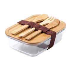 OBG PUB - Lunch box 500ml en verre avec couvert Berjas