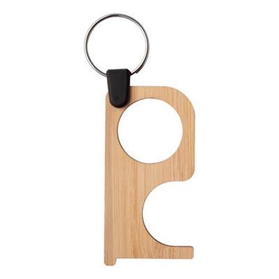 Porte-clés hygiénique en bambou Dyazo Naturel