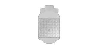 Gourde en plastique RPET de 500 ml Solaria - Marquage autour