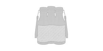 Bouteille de sport 650 ml KORVER. - Marquage autour