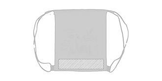 Sac piscine à colorier pour enfants Beckys - Impression avant en bas