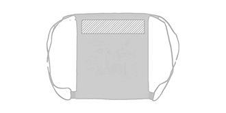 Sac piscine à colorier pour enfants Beckys - Impression avant en haut