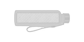 Gourde 600ml en plastique Sadye - Marquage Recto