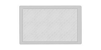 Bloc prisme en verre solide Lexingtos - Marquage Recto