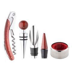 Set à vin avec 4 pièces en acier Rog