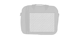 Porte-documents en polyester 600D Amazone - Marquage Recto