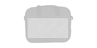 Porte-documents en polyester 600D Amazone - Marquage Verso