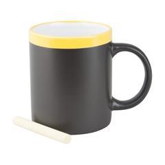Mug de 350 ml en céramique avec ardoise Jordye