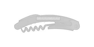 Set à vin 4 pièces en bambou avec boîte Boriaxe - Marquage Recto