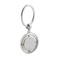 OBG PUB - Porte-clés en métal avec médaille pivotante Carous