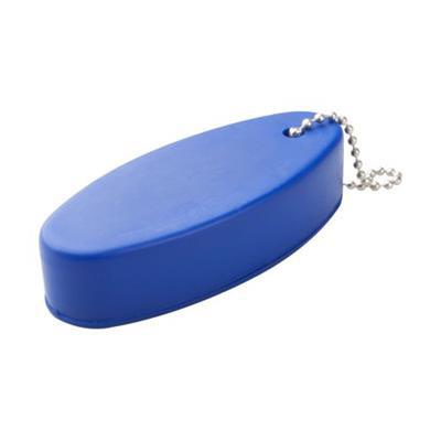 OBG.PUB - Porte-clés antistress en mousse ovale Islanne Bleu Porte-clés antistress en mousse ovale Islanne Bleu