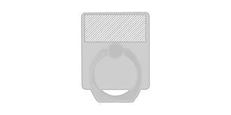 Support pour téléphone portable Arnolt - Impression Haut