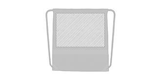 Sac à dos réfléchissant en polyester Lema - Impression Haut