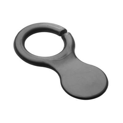 Porte-clés jeton en plastique Ebershop Noir